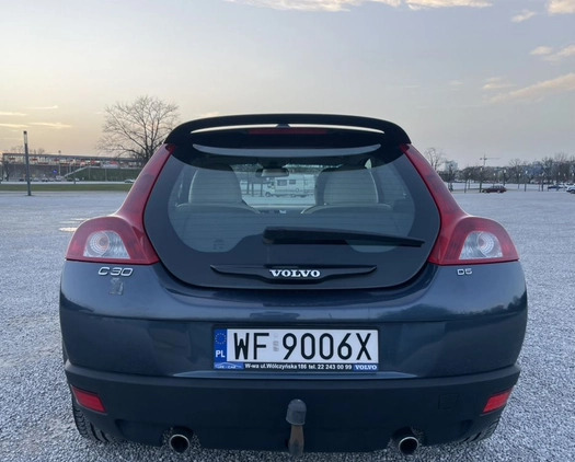 Volvo C30 cena 20000 przebieg: 262000, rok produkcji 2007 z Warszawa małe 106